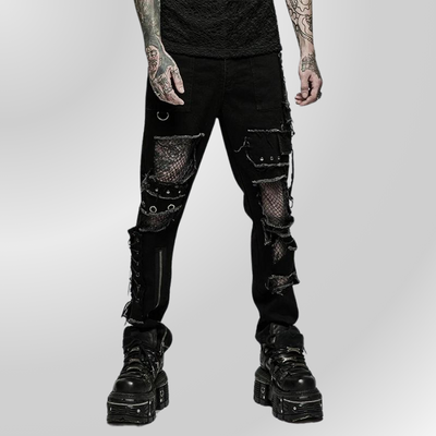 Pantaloni goth metal PUNK RAVE