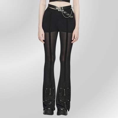Pantaloni Leggeri Neri PUNKRAVE