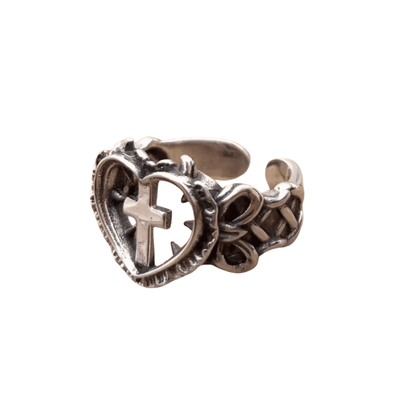 Anello Cuore e Croce
