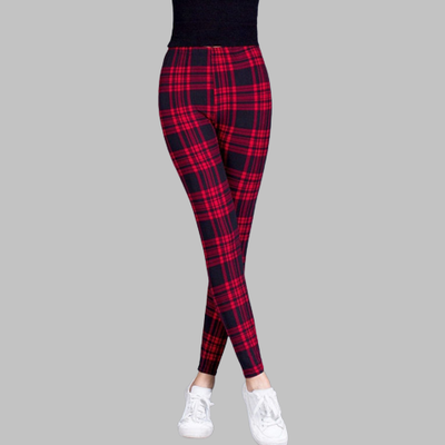 Pantaloni a quadri stile goth scozzese