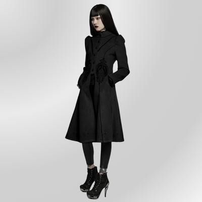 Giacca Gotica Nera da Donna PUNK RAVE