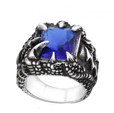 Anello Drago Blu