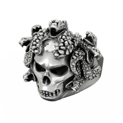 Anello Teschio Medusa