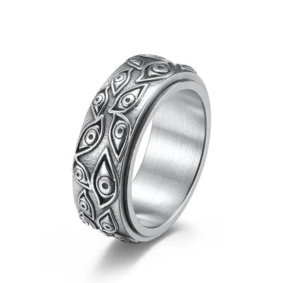 Anello Occhio Argento 925 Sterling Argento