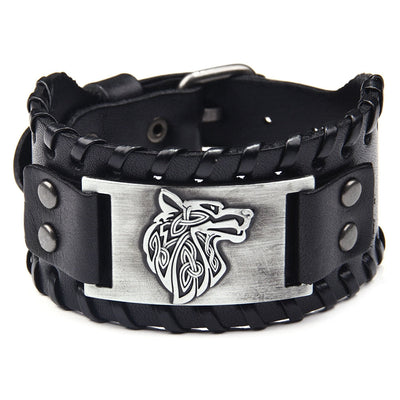 Bracciale in Pelle Gotica