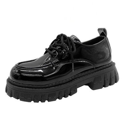 Scarpe Gotiche Pipistrello Classiche Lucide