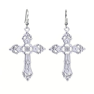Orecchini a croce gotici