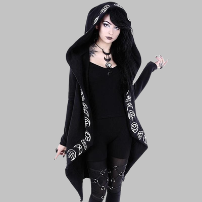 Cappotto Gotico Donna con Cappuccio