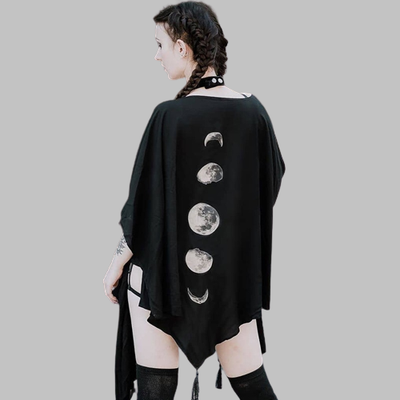 Cappotto Lungo Nero Gotico