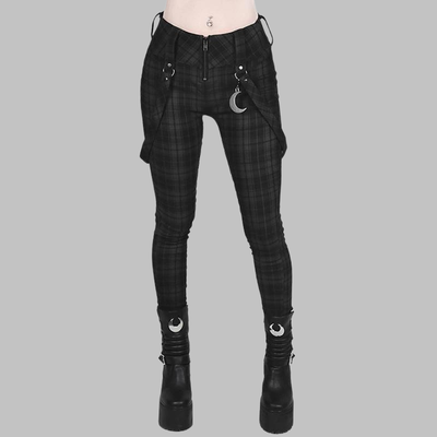 Pantaloni punk gotici donna