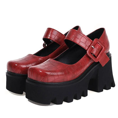 Scarpe Gotiche con Tacco da Donna