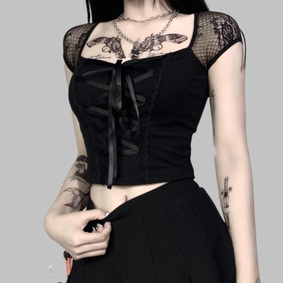 T-shirt donna gotico